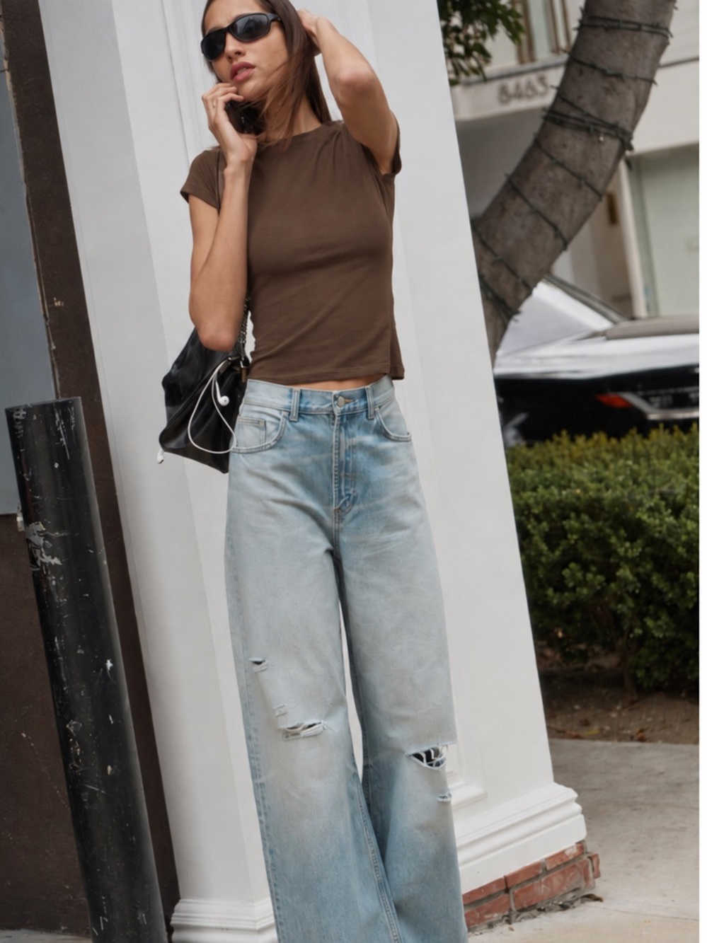 🐻 Zara Slim Fit Short Sleeve Tee